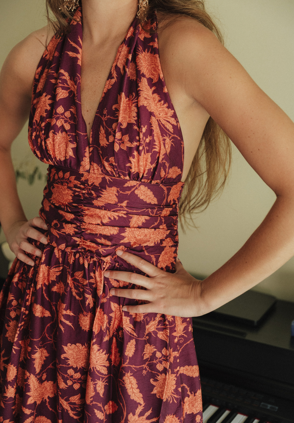 Vestido morado Krav