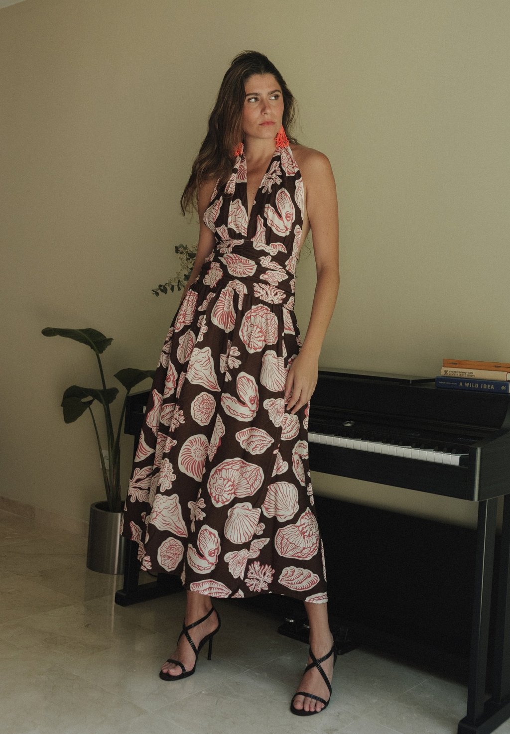 Vestido chocolate Krav