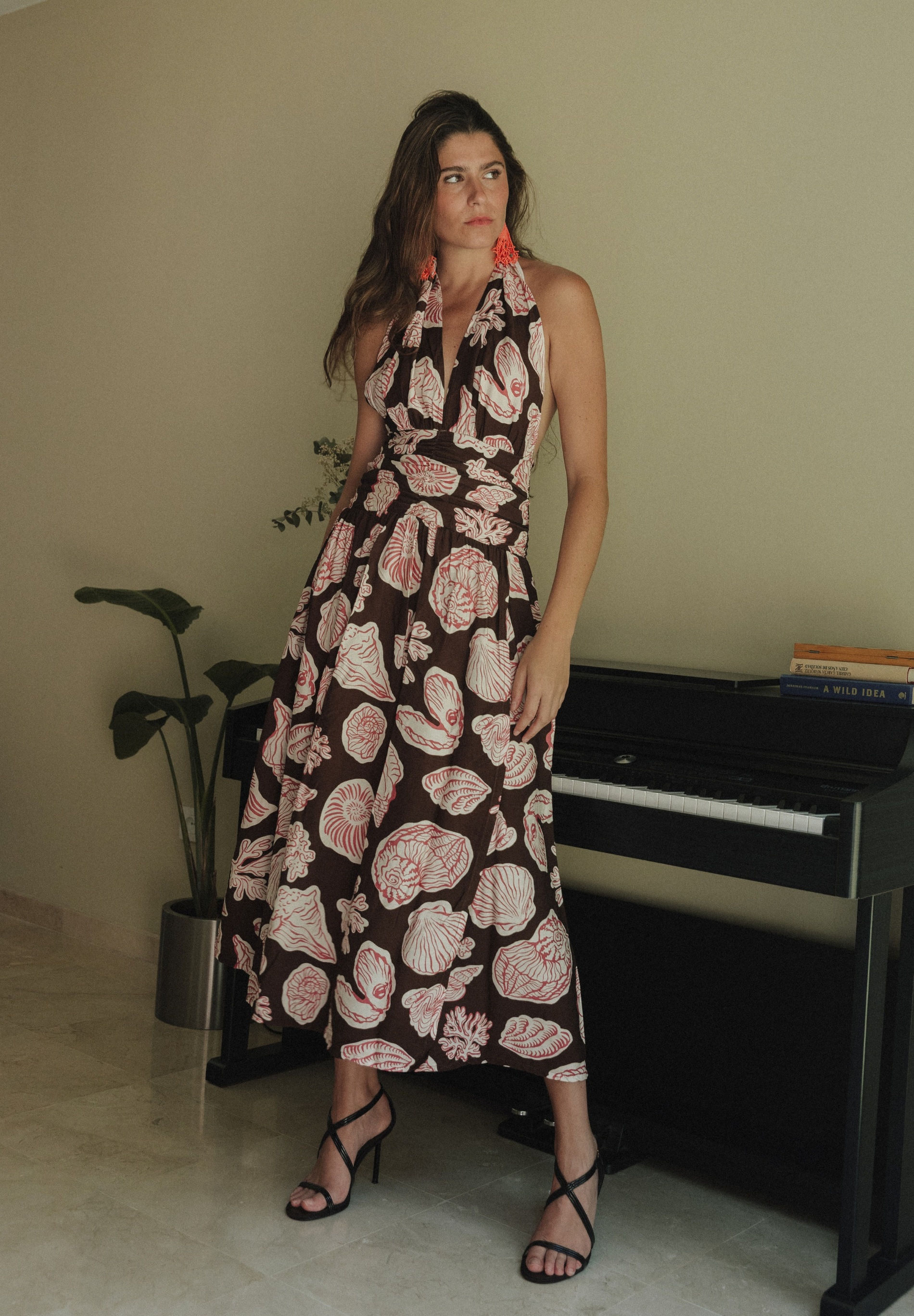 Vestido chocolate Krav