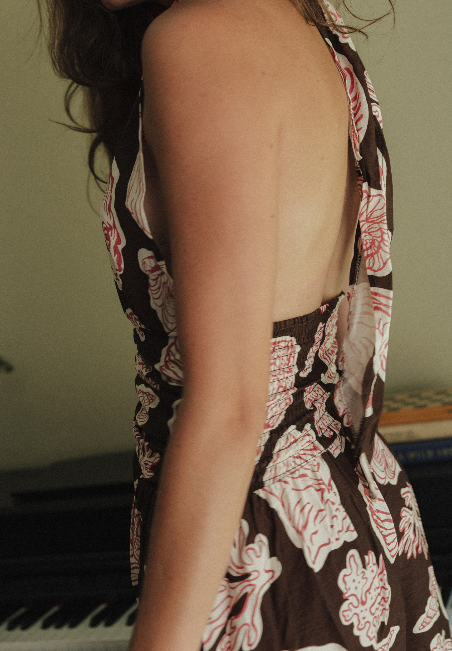 Vestido chocolate Krav