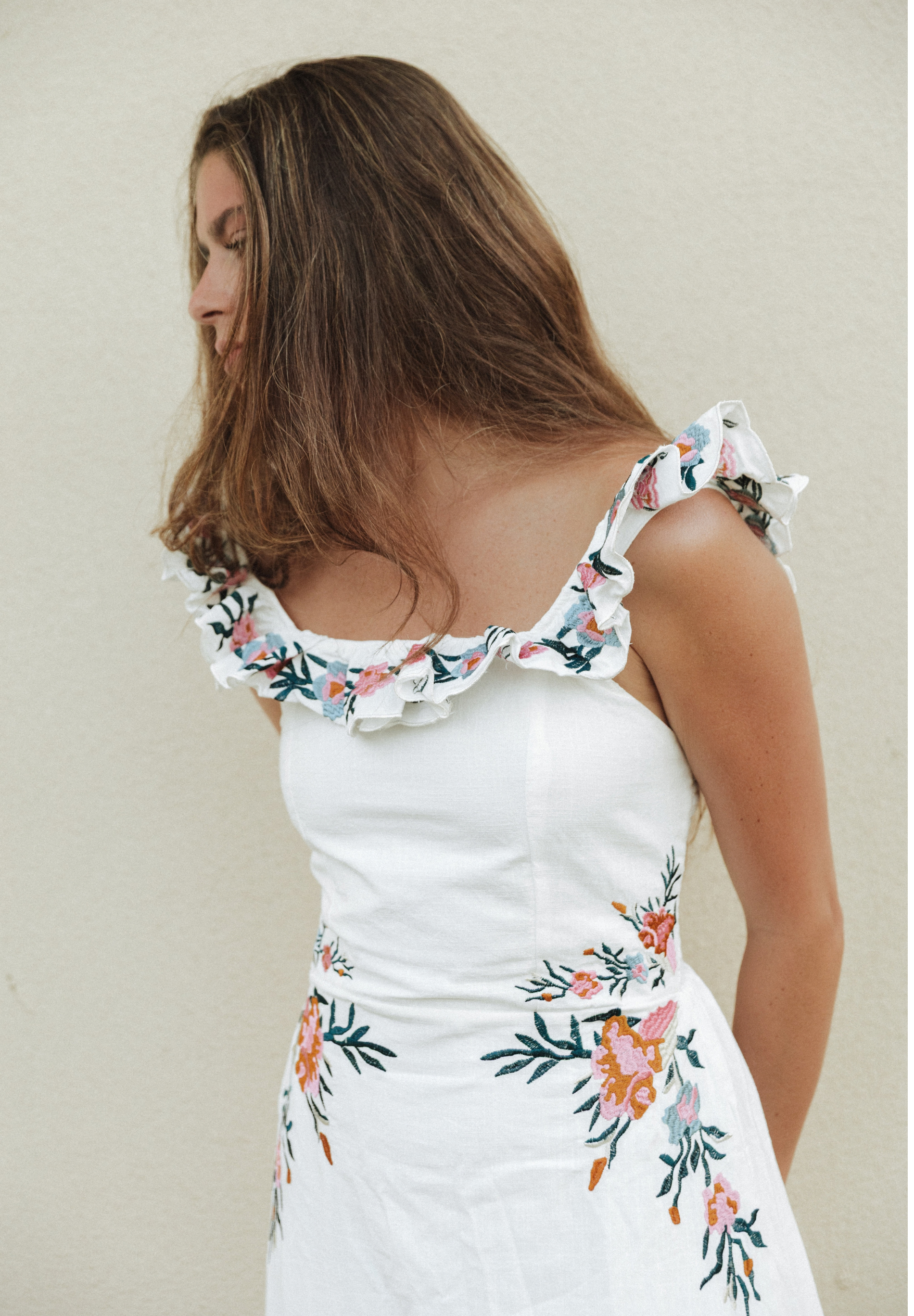 Vestido bordado Jais