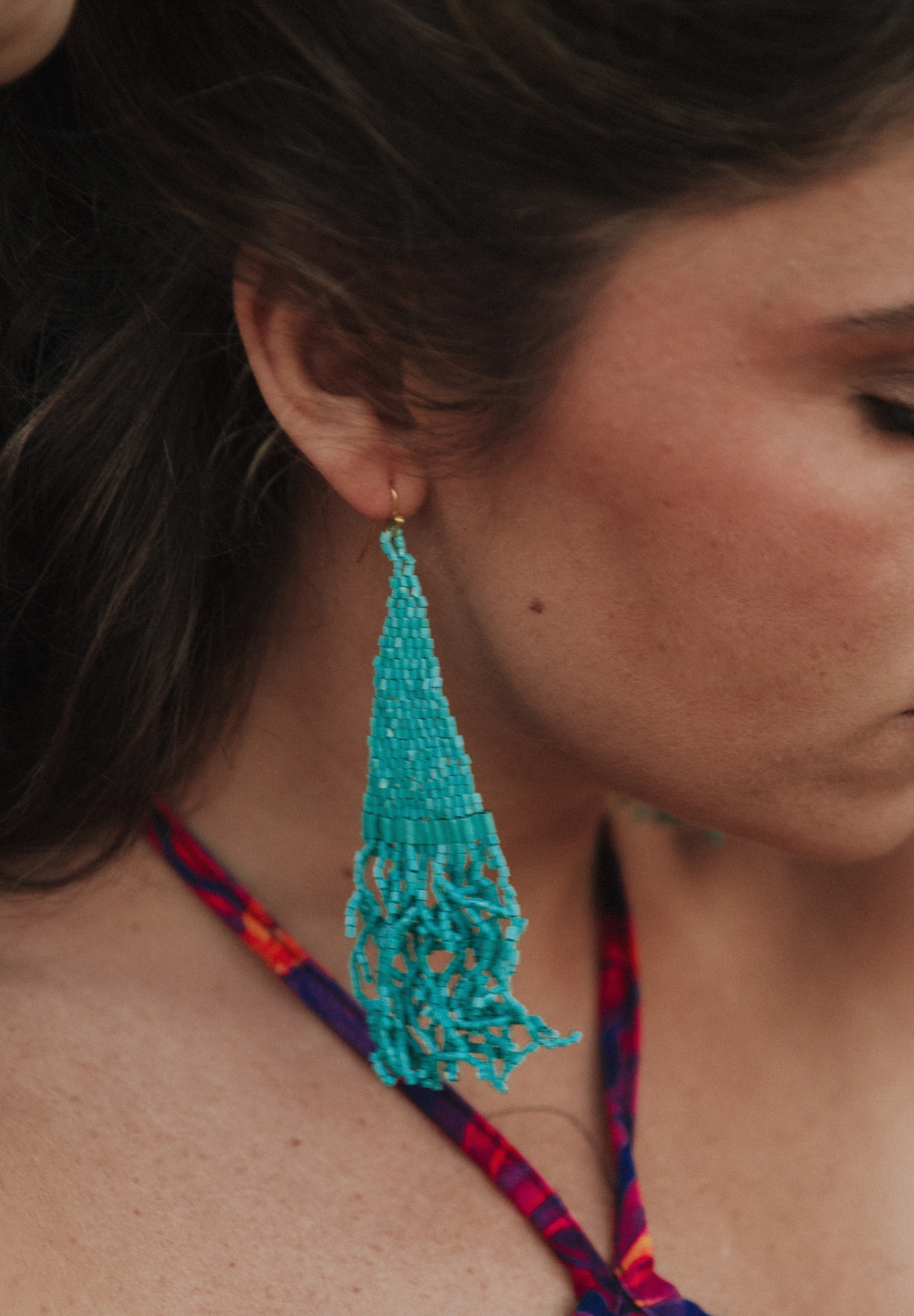 Pendientes azules Garo