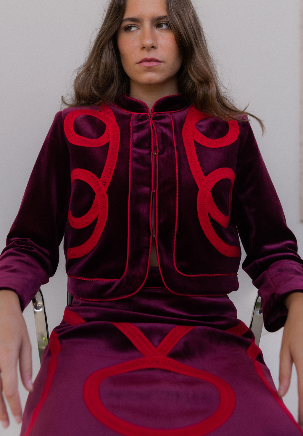 Chaqueta de terciopelo Blair