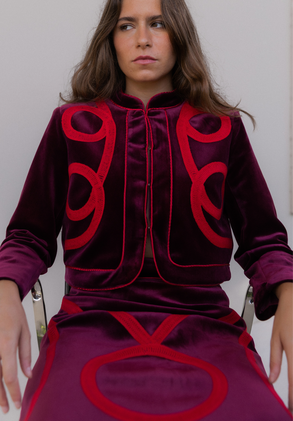 Chaqueta de terciopelo Blair