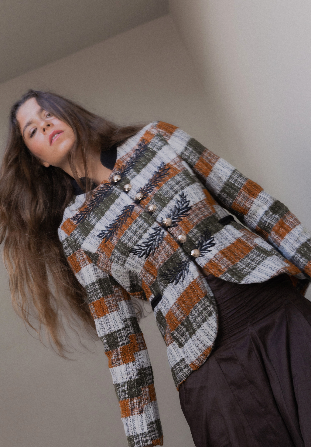 Blazer entallada botones Cerl