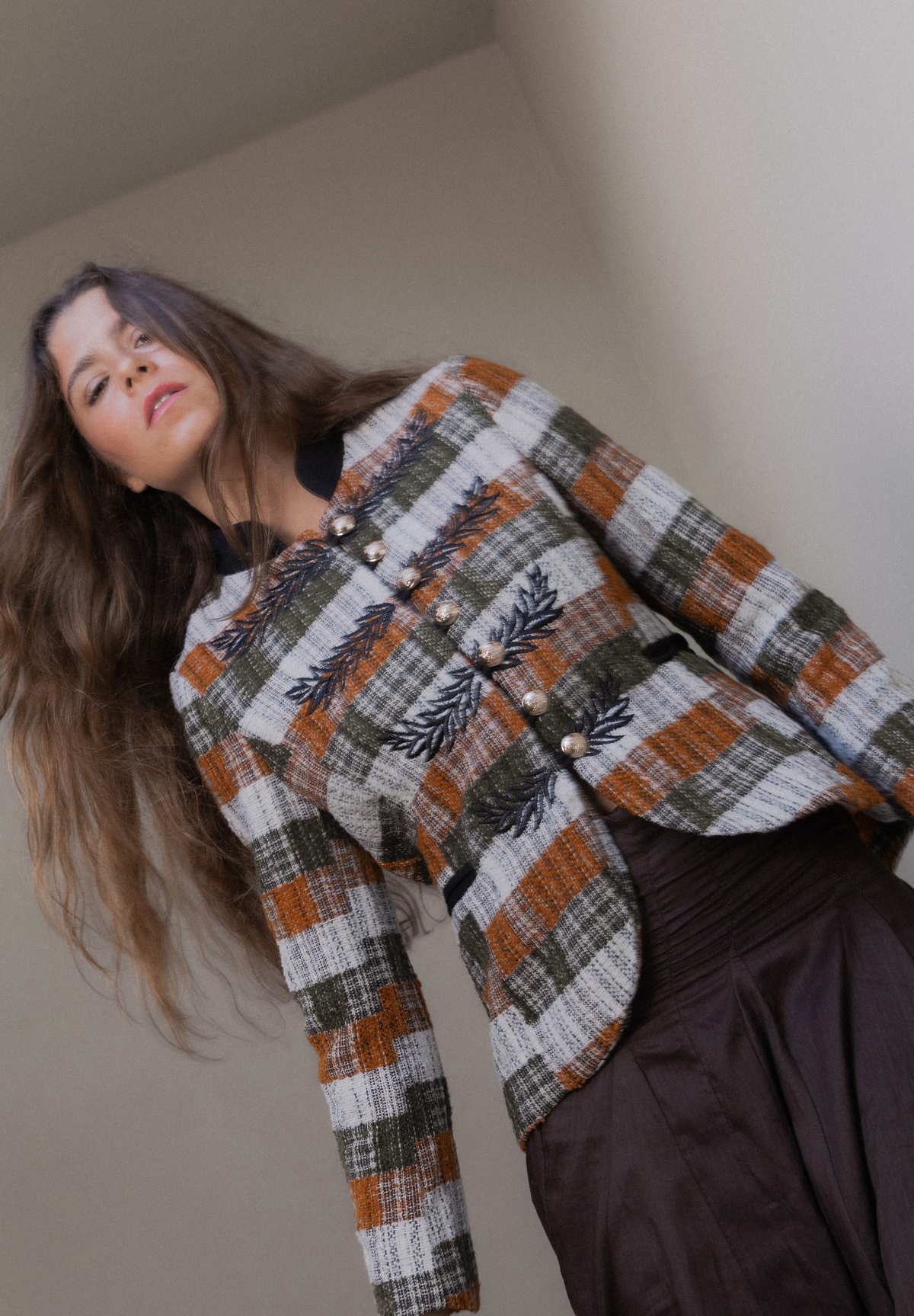 Blazer entallada botones Cerl