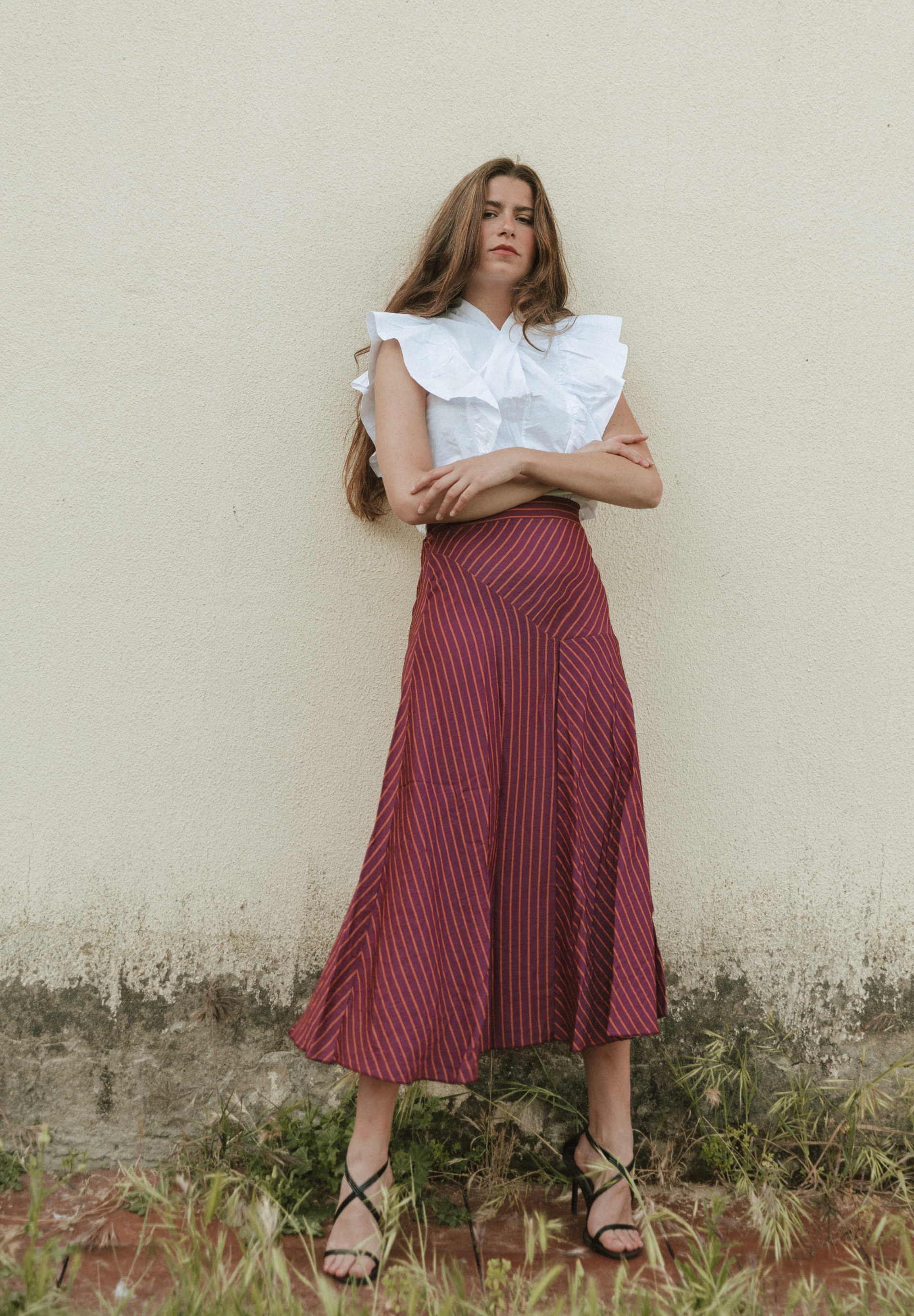 Falda rayas Serel