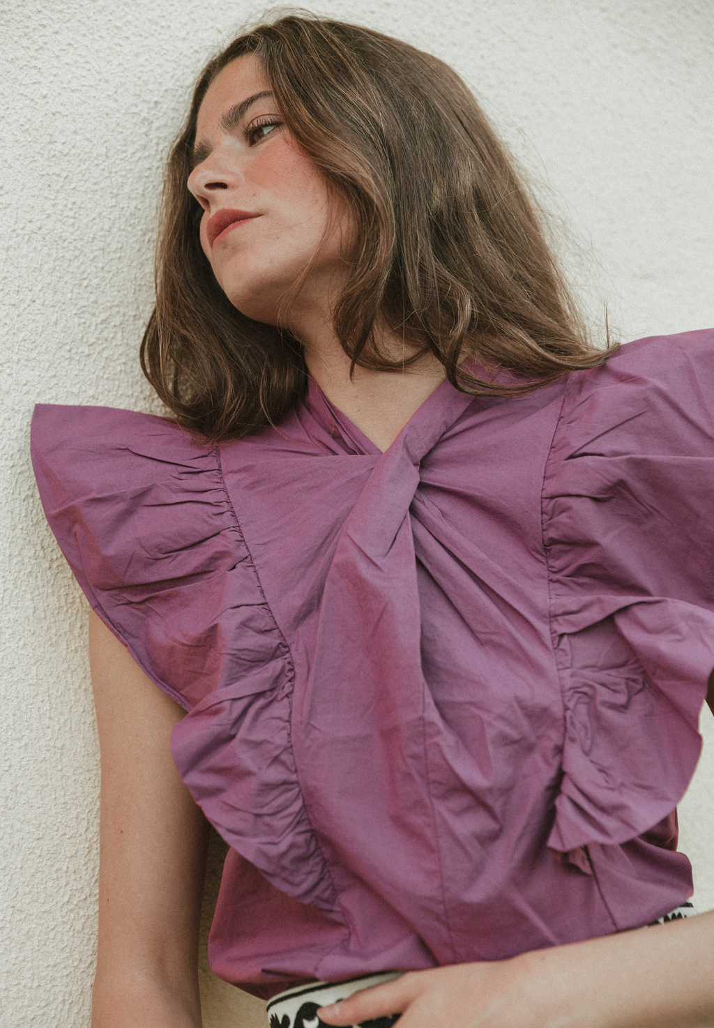 Blusa magenta Melvor