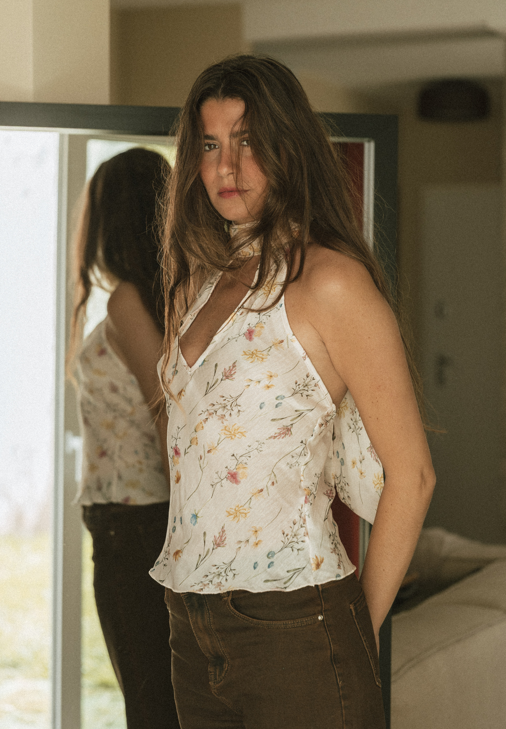Top floral Yvi