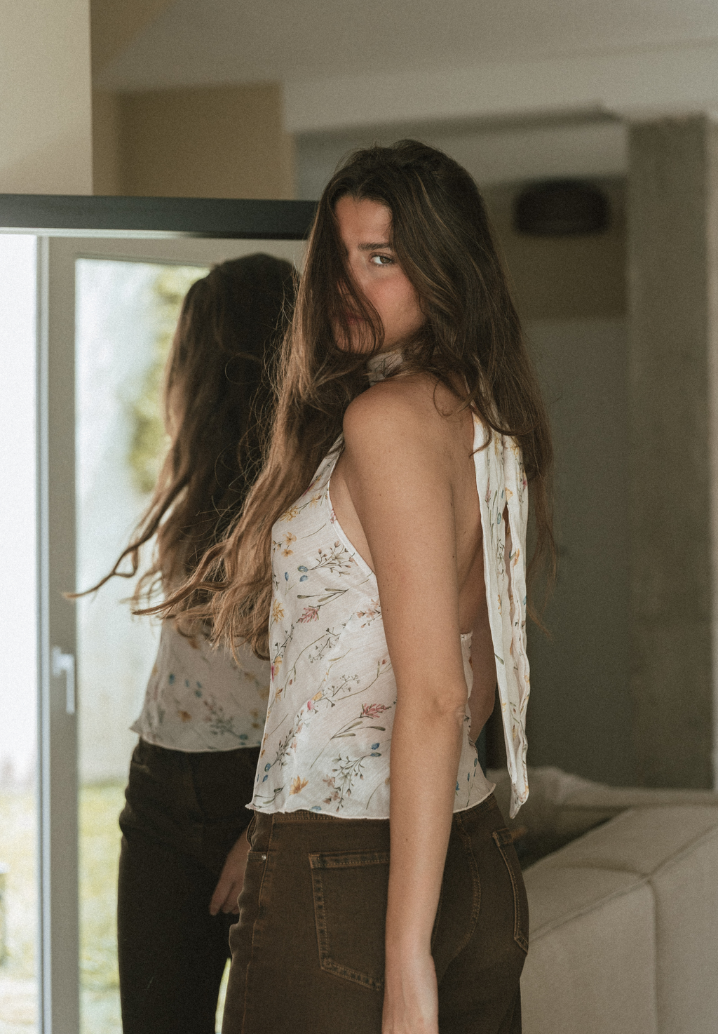 Top floral Yvi