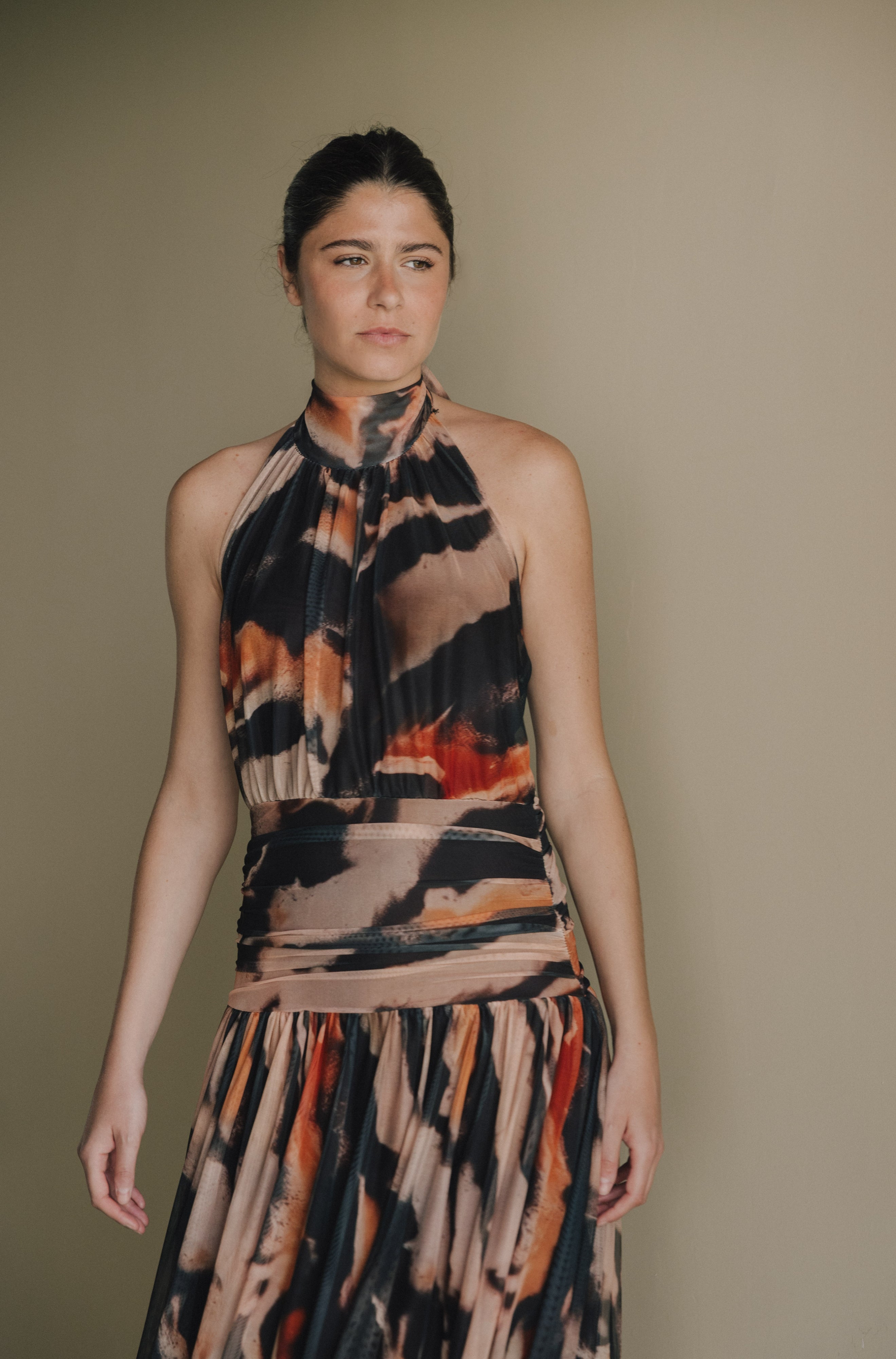 Vestido midi tul Aira